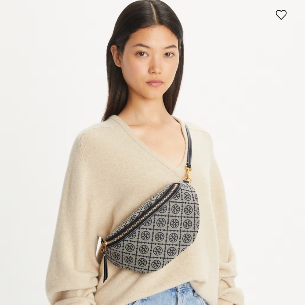 New Tory burch t monogram belt bag
